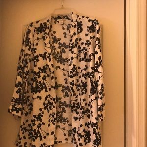 Blouse  black & white